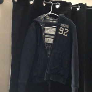 Used Mens Abercrombie hooded thick jacket